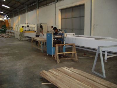 RF Press Edge Gluer for Jointing Extra-Long Boards